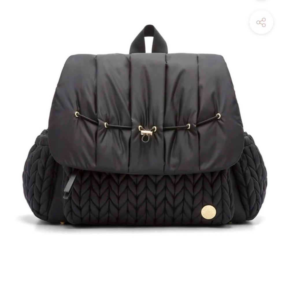 HAPP brand diaper bag black backpack